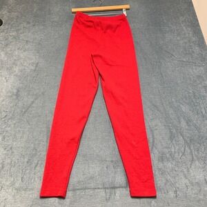 Star Cody Leggings Womens Large Red Ankle Stretch Yoga Gym Activewear Pull On